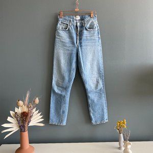 Agolde Riley High Rise Straight Crop: size 23